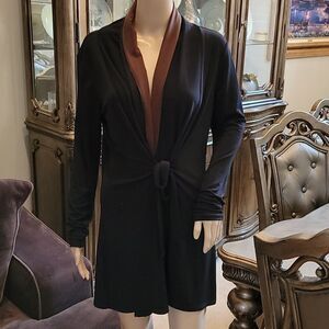 Cute black and brown jacket size M